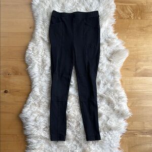 NWOT, Tucker & Tate moto legging, girls size 7. Black.